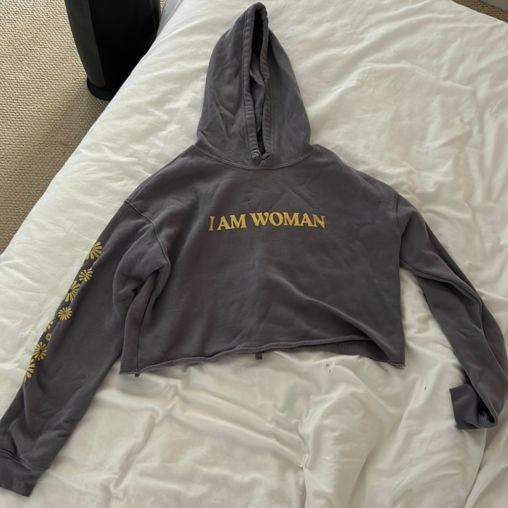 Cropped hoodie
